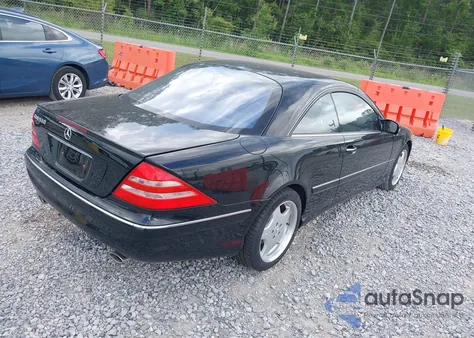 2002 Mercedes-Benz Cl 500 from USA, damaged, VIN WDBPJ75J62A022599